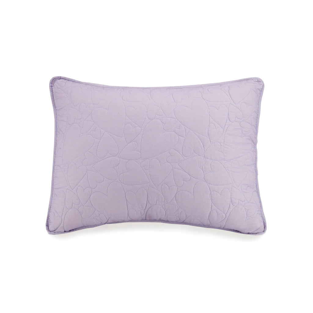 Urban Playground Kids Lavender Heart 4-Piece Quilt Set, Twin