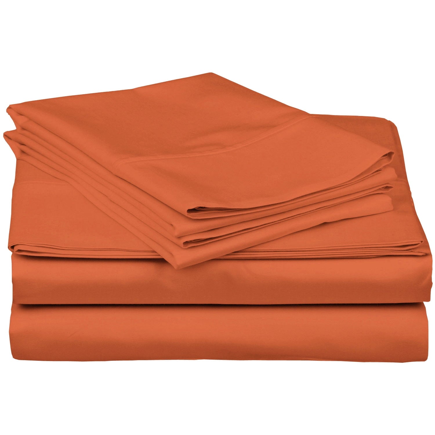 Superior 4-Piece 300 Thread Count Burgundy Egyptian Cotton Sheet Set, California King